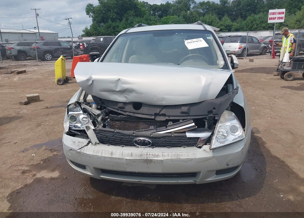 2012 KIA SEDONA LX VIN: KNDMG4C76C6475389