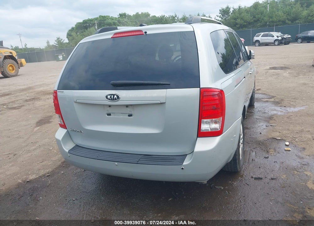 2012 KIA SEDONA LX VIN: KNDMG4C76C6475389