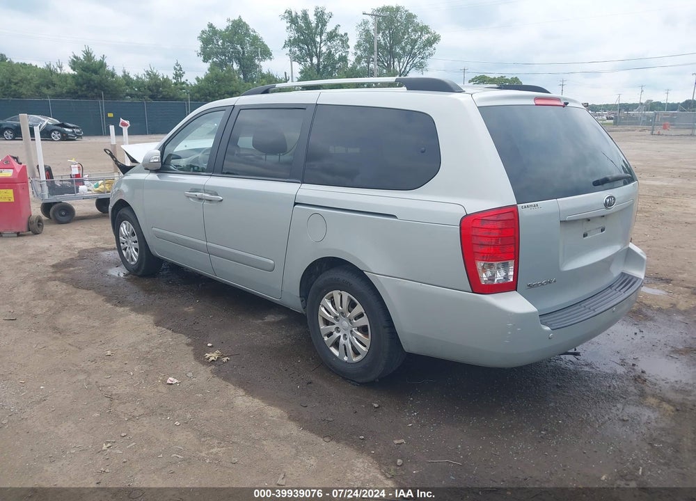 2012 KIA SEDONA LX VIN: KNDMG4C76C6475389