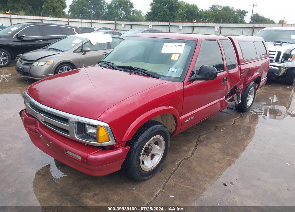 1997 CHEVROLET S-10 LS SPORTSIDE VIN: 1GCCS1945VK103560