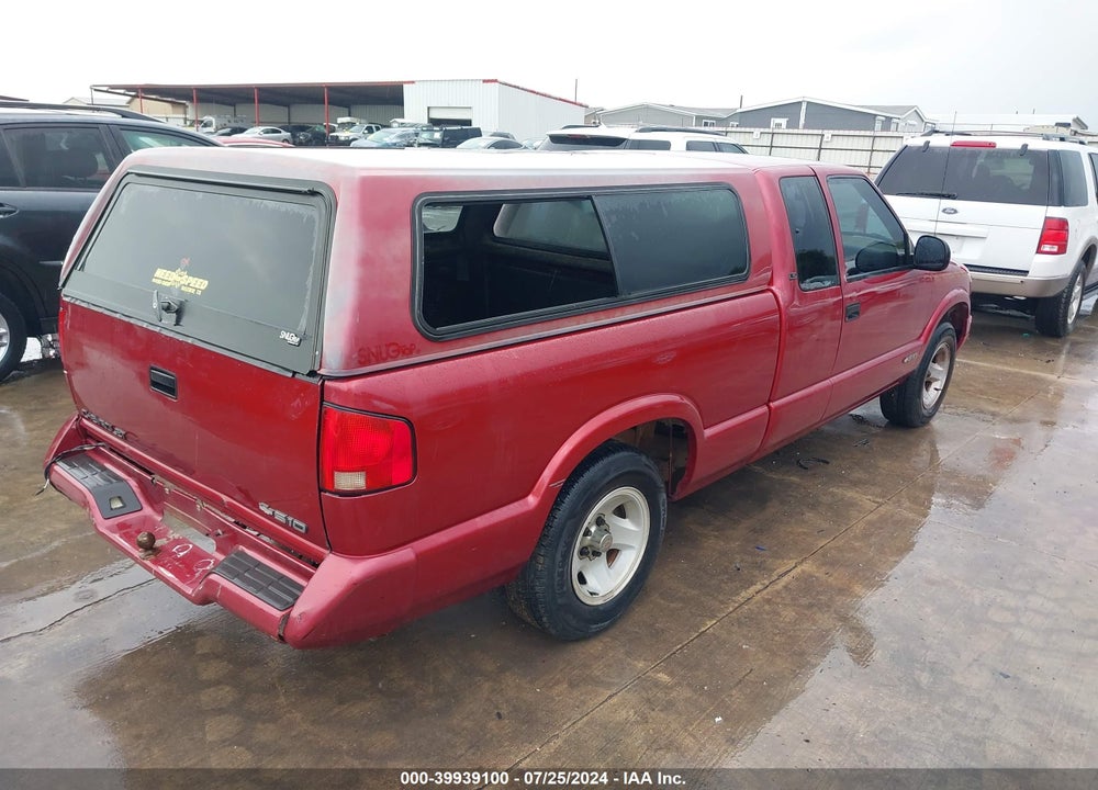 1997 CHEVROLET S-10 LS SPORTSIDE VIN: 1GCCS1945VK103560