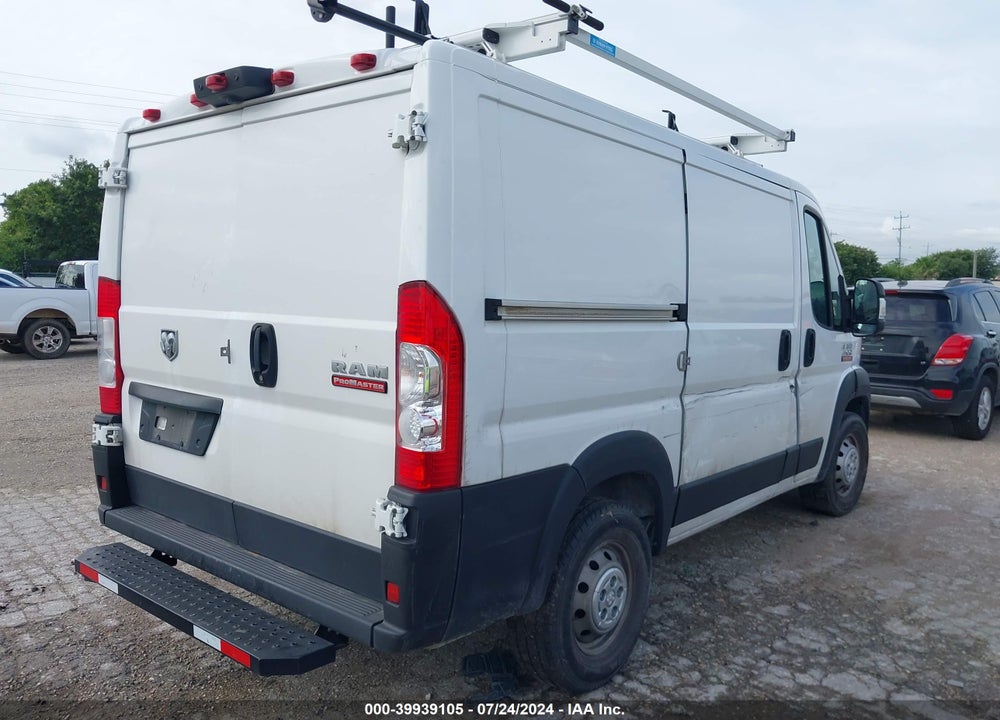 2022 RAM PROMASTER 1500 LOW ROOF 118 WB VIN: 3C6LRVNG3NE132780