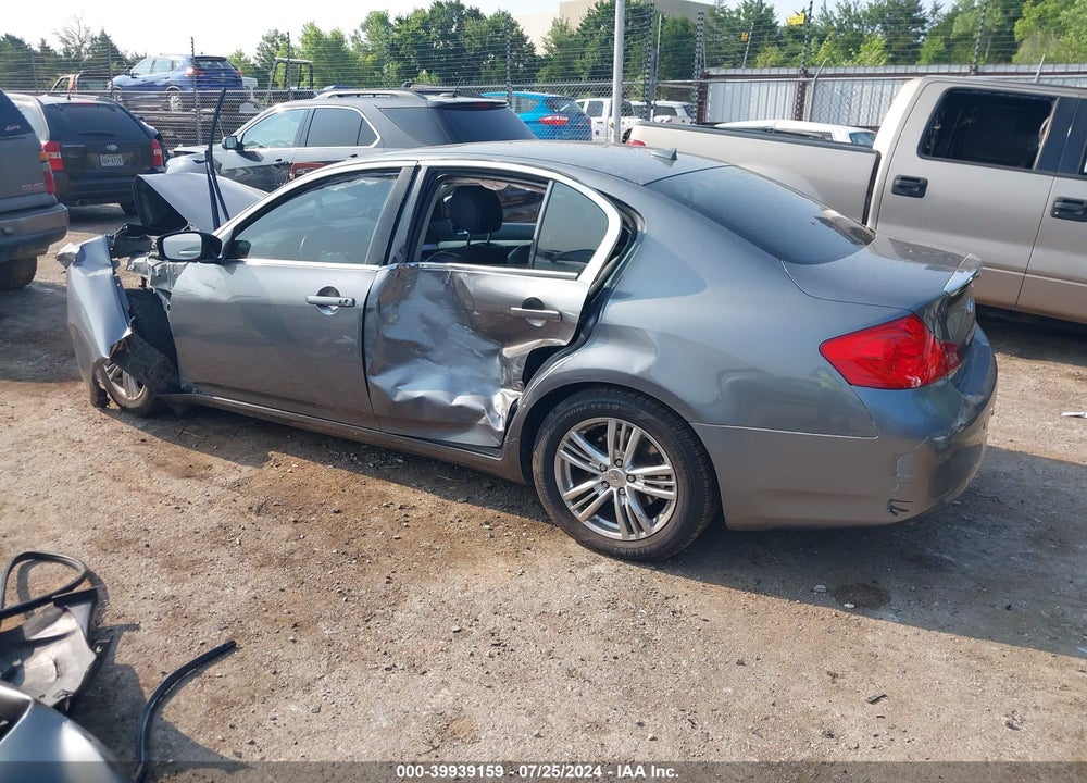 2013 INFINITI G37 JOURNEY VIN: JN1CV6APXDM306802