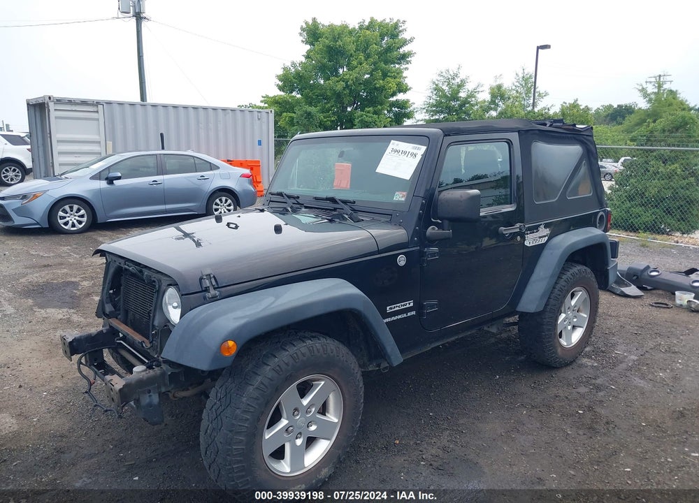 2015 JEEP WRANGLER SPORT VIN: 1C4AJWAG8FL568018