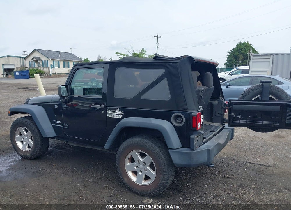 2015 JEEP WRANGLER SPORT VIN: 1C4AJWAG8FL568018
