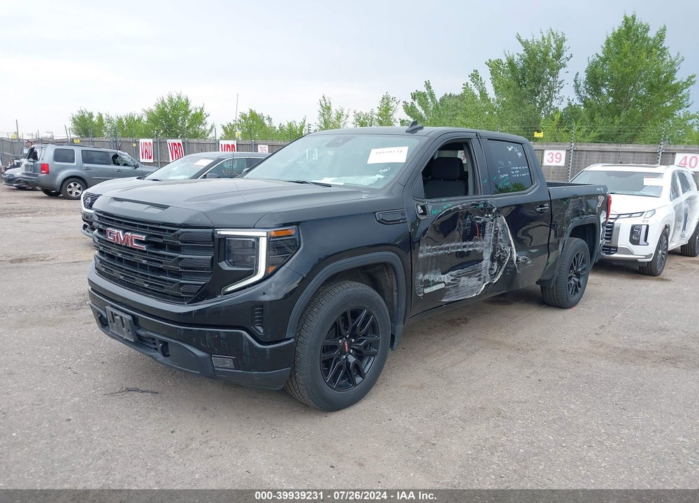 2022 GMC SIERRA 1500 4WD SHORT BOX ELEVATION WITH 3SB VIN: 3GTPUCEK1NG681416