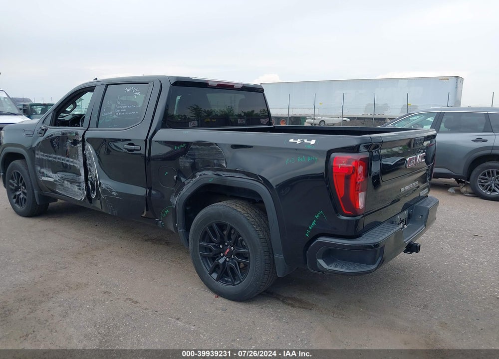 2022 GMC SIERRA 1500 4WD SHORT BOX ELEVATION WITH 3SB VIN: 3GTPUCEK1NG681416