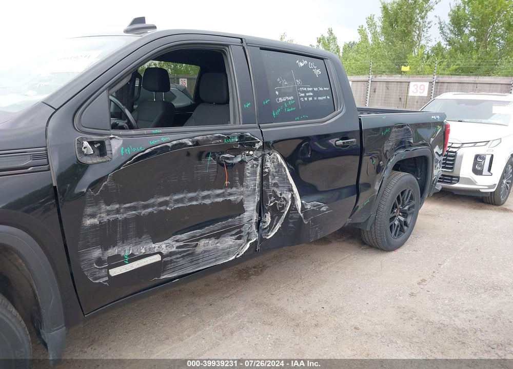 2022 GMC SIERRA 1500 4WD SHORT BOX ELEVATION WITH 3SB VIN: 3GTPUCEK1NG681416