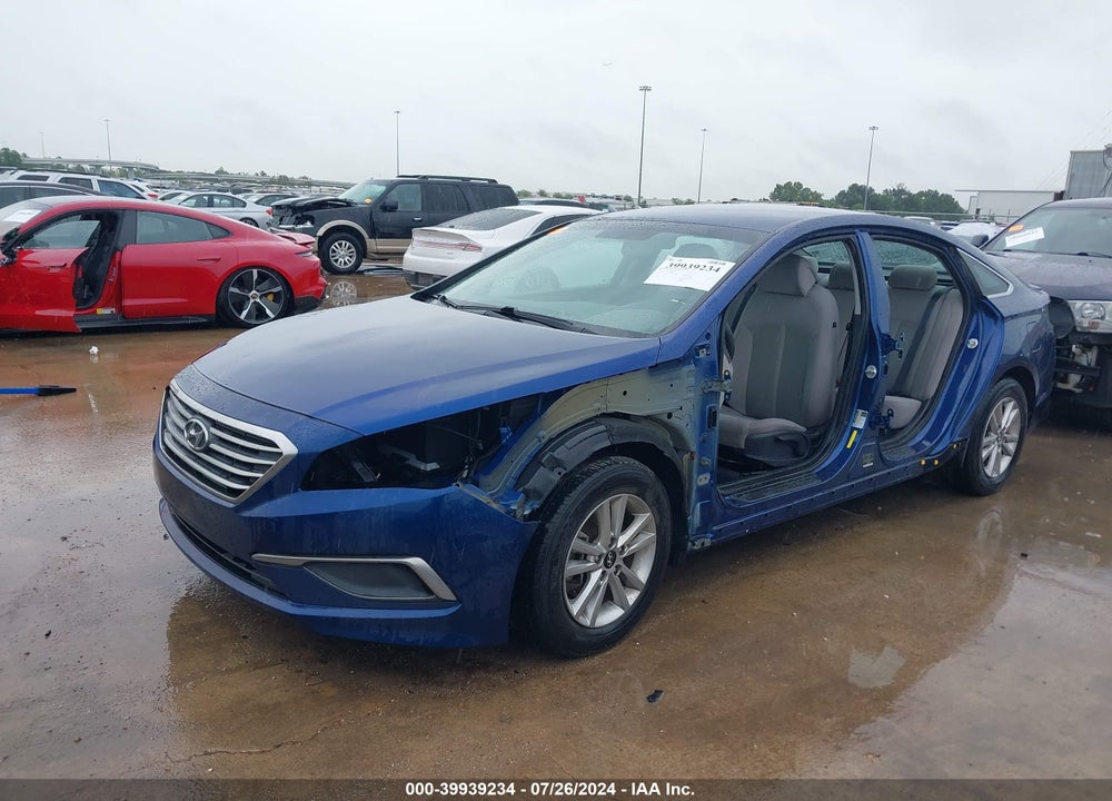 2016 HYUNDAI SONATA SE VIN: 5NPE24AF2GH306026