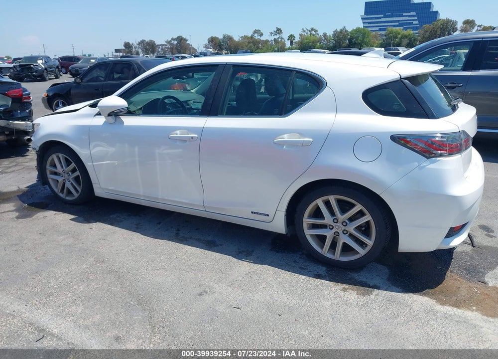 2015 LEXUS CT 200H VIN: JTHKD5BH2F2244290