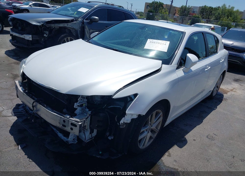 2015 LEXUS CT 200H VIN: JTHKD5BH2F2244290