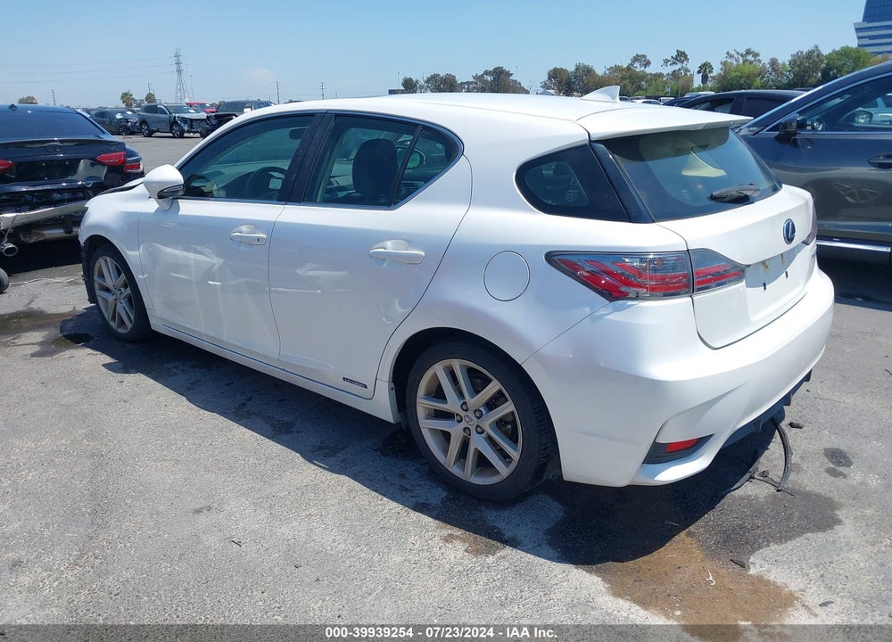 2015 LEXUS CT 200H VIN: JTHKD5BH2F2244290