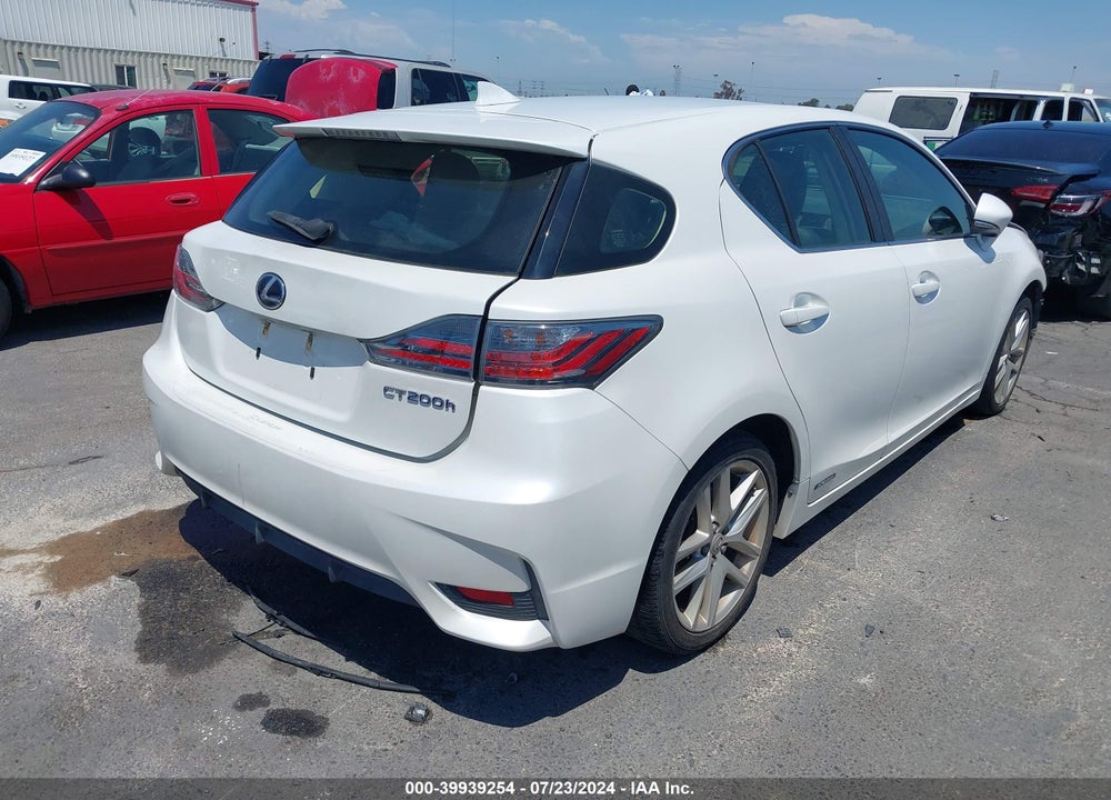 2015 LEXUS CT 200H VIN: JTHKD5BH2F2244290
