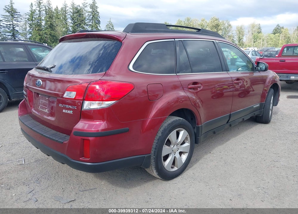 2011 SUBARU OUTBACK 2.5I PREMIUM VIN: 4S4BRBCC8B3383490