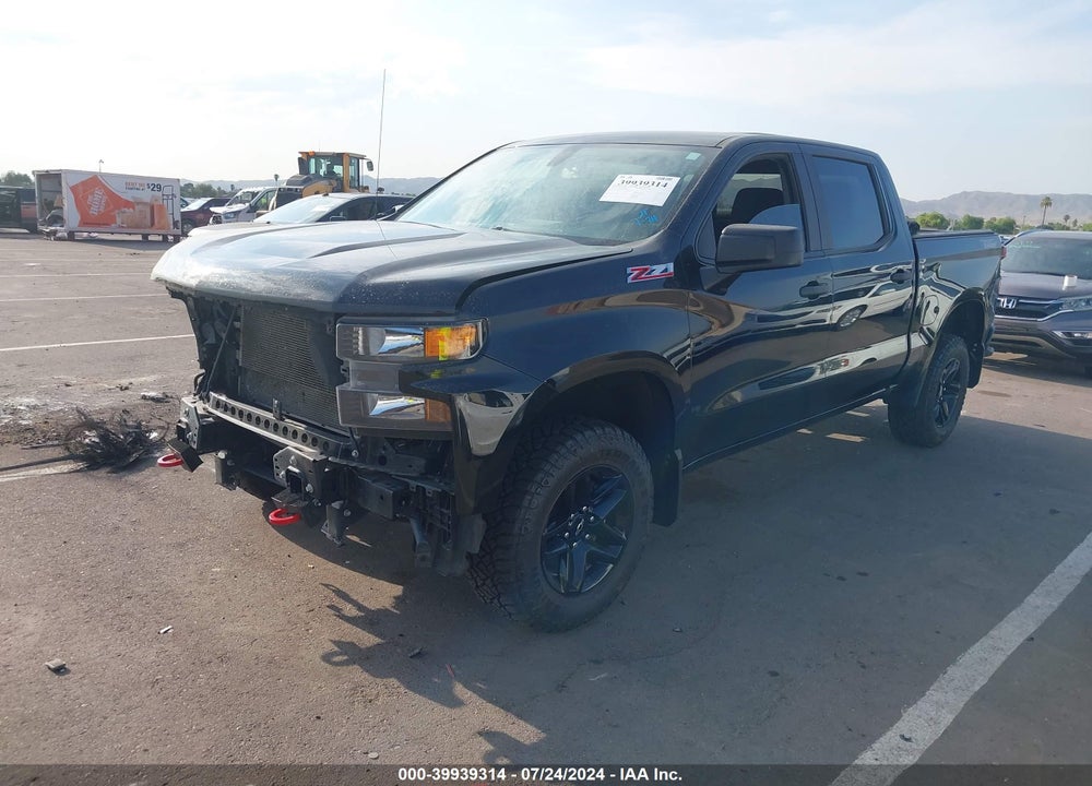 2020 CHEVROLET SILVERADO 1500 4WD SHORT BED CUSTOM TRAIL BOSS VIN: 1GCPYCEH0LZ200884
