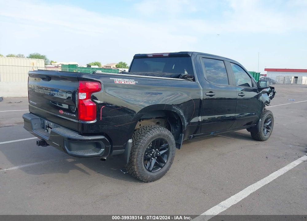 2020 CHEVROLET SILVERADO 1500 4WD SHORT BED CUSTOM TRAIL BOSS VIN: 1GCPYCEH0LZ200884