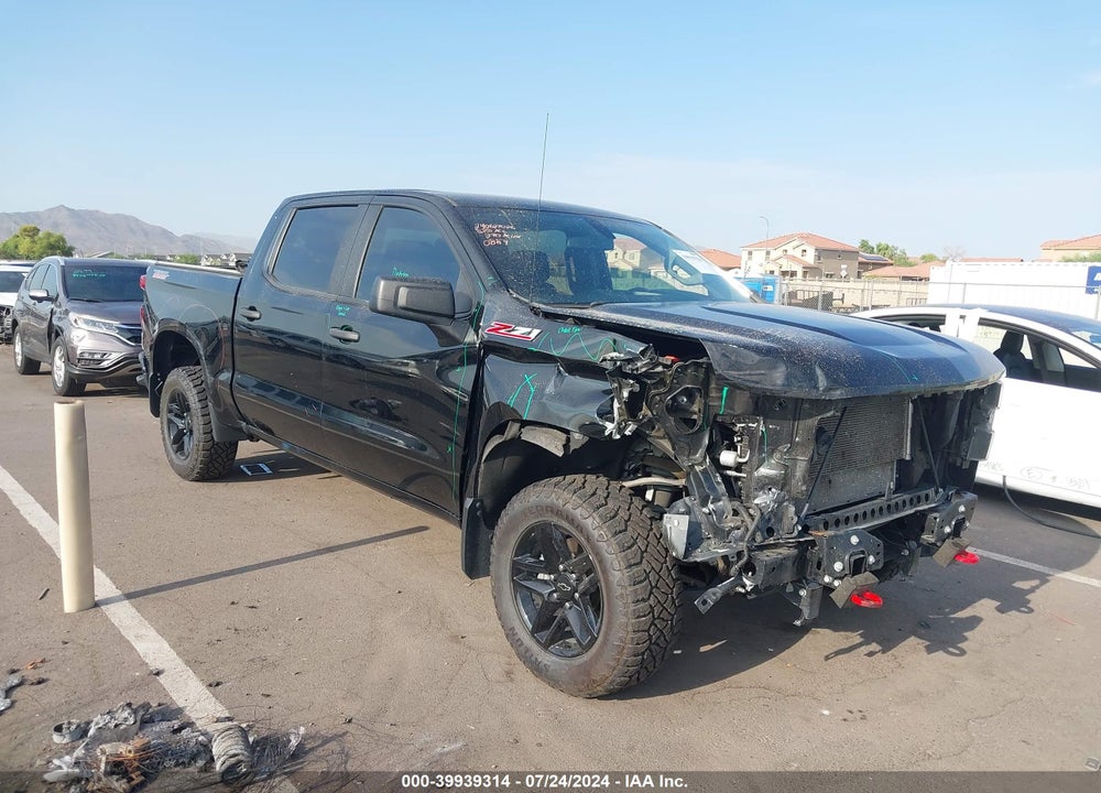 2020 CHEVROLET SILVERADO 1500 4WD SHORT BED CUSTOM TRAIL BOSS VIN: 1GCPYCEH0LZ200884