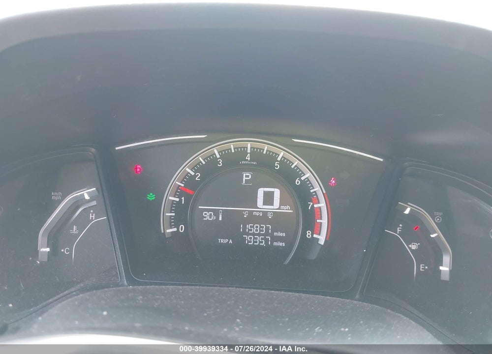 2017 HONDA CIVIC VIN: 19XFC2F54HE037443