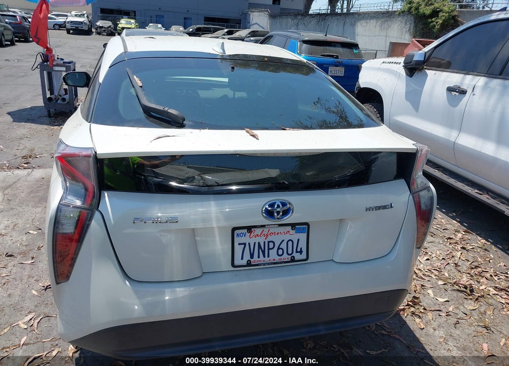 2016 TOYOTA PRIUS THREE VIN: JTDKARFU9G3526821