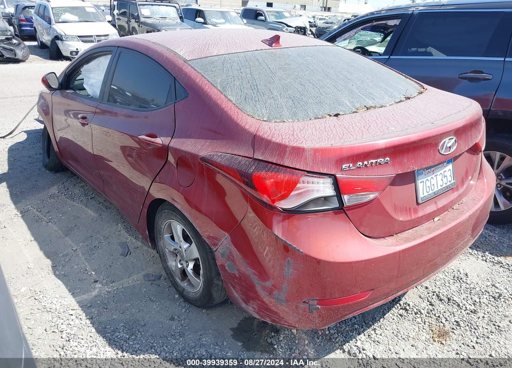 2015 HYUNDAI ELANTRA SE VIN: 5NPDH4AE4FH646245