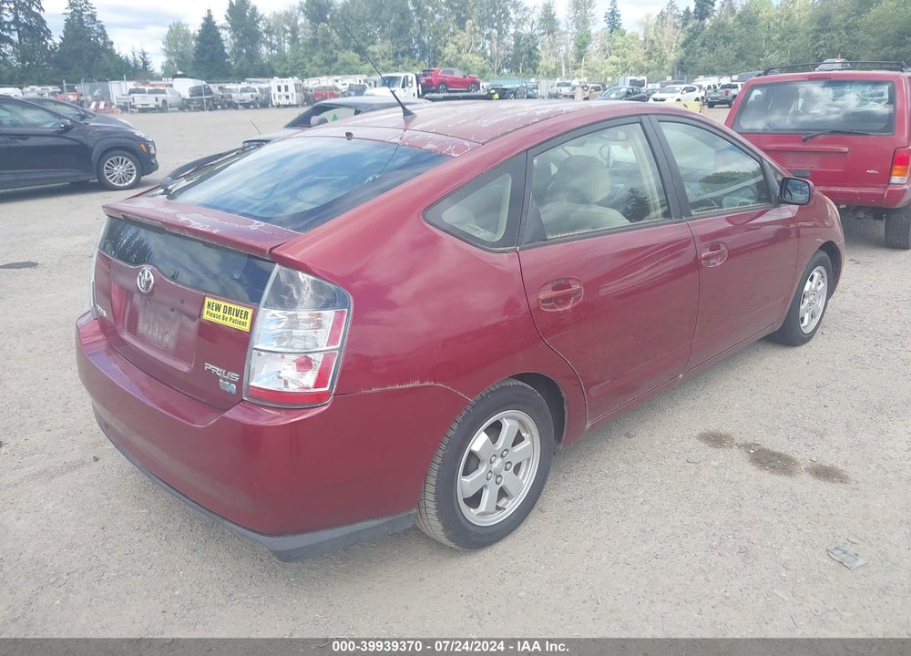 2004 TOYOTA PRIUS VIN: JTDKB20U340113433
