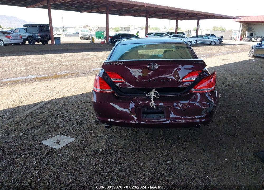 2005 TOYOTA AVALON LIMITED VIN: 4T1BK36B05U017924