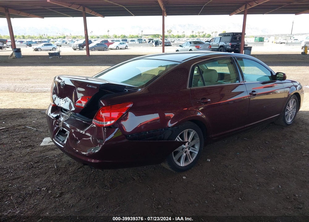 2005 TOYOTA AVALON LIMITED VIN: 4T1BK36B05U017924