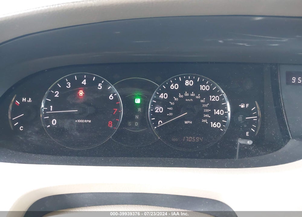 2005 TOYOTA AVALON LIMITED VIN: 4T1BK36B05U017924