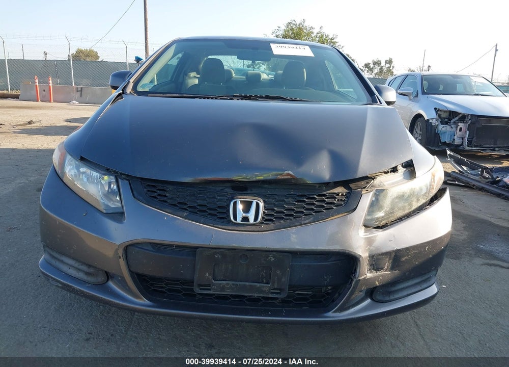 2012 HONDA CIVIC LX VIN: 2HGFG3B57CH505146