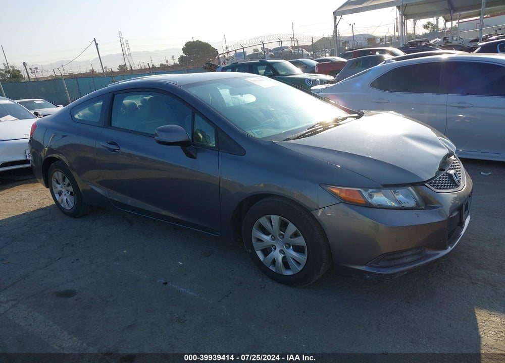 2012 HONDA CIVIC LX VIN: 2HGFG3B57CH505146