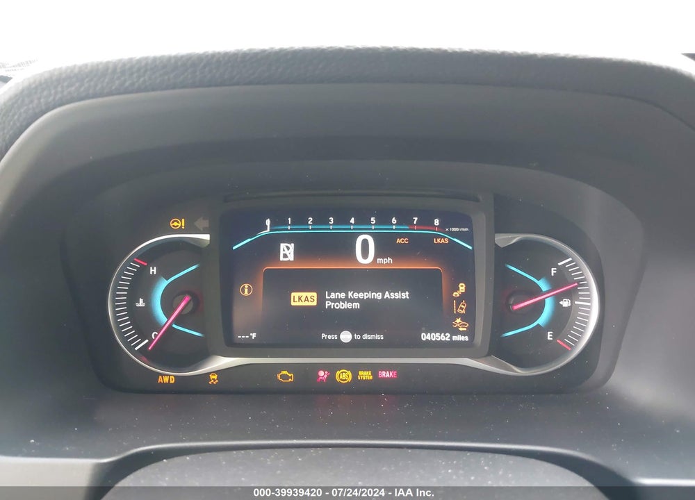 2021 HONDA PASSPORT AWD ELITE VIN: 5FNYF8H07MB009628