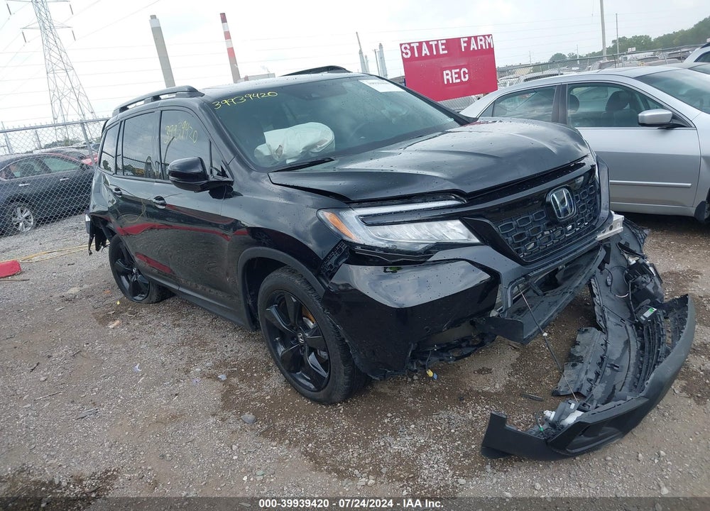 2021 HONDA PASSPORT AWD ELITE VIN: 5FNYF8H07MB009628