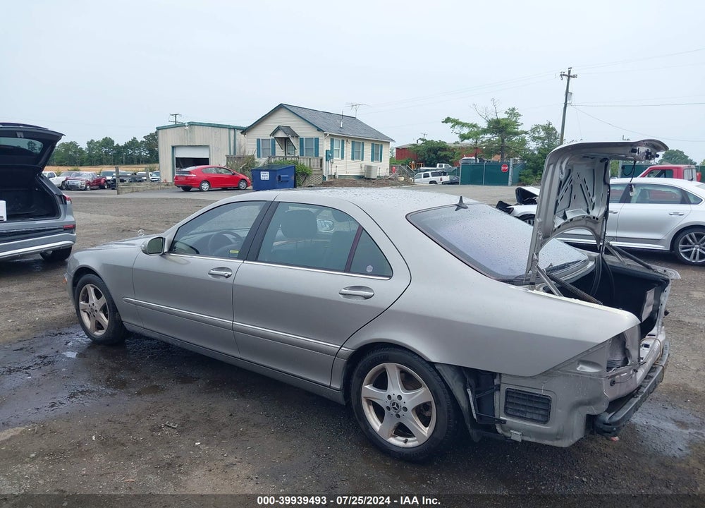 2004 MERCEDES-BENZ S 430 VIN: WDBNG70J24A402796