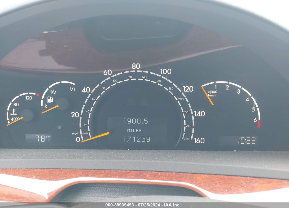2004 MERCEDES-BENZ S 430 VIN: WDBNG70J24A402796