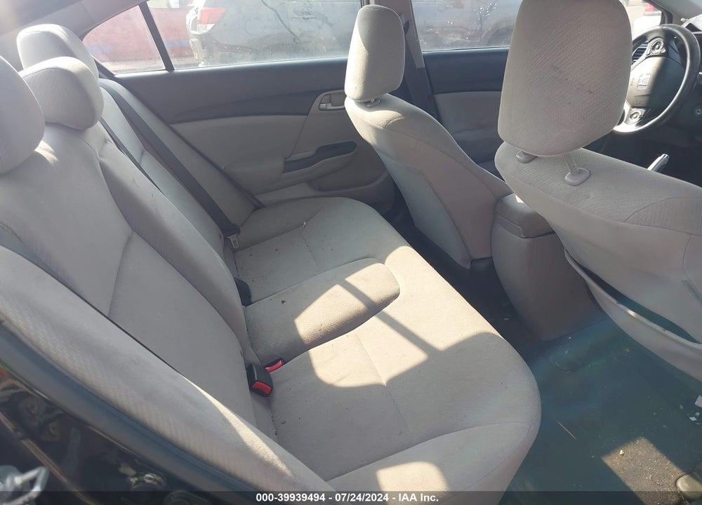2013 HONDA CIVIC LX VIN: 19XFB2F52DE274557
