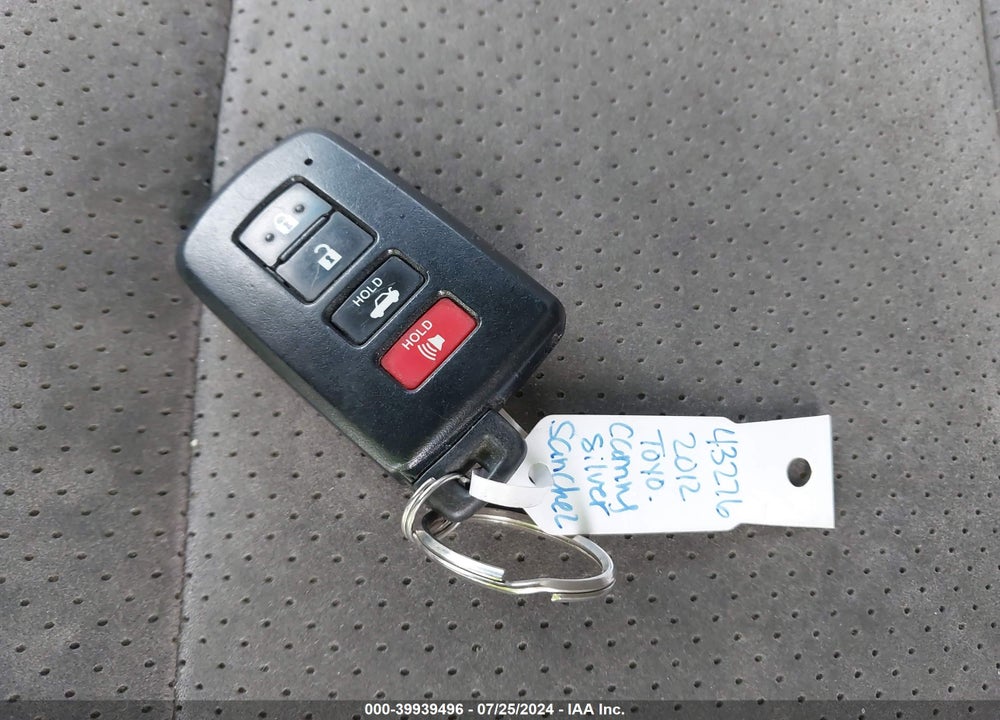 2012 TOYOTA CAMRY HYBRID XLE VIN: 4T1BD1FK4CU038111