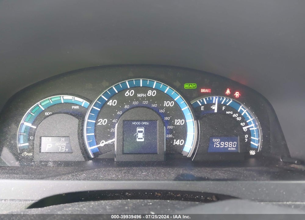 2012 TOYOTA CAMRY HYBRID XLE VIN: 4T1BD1FK4CU038111