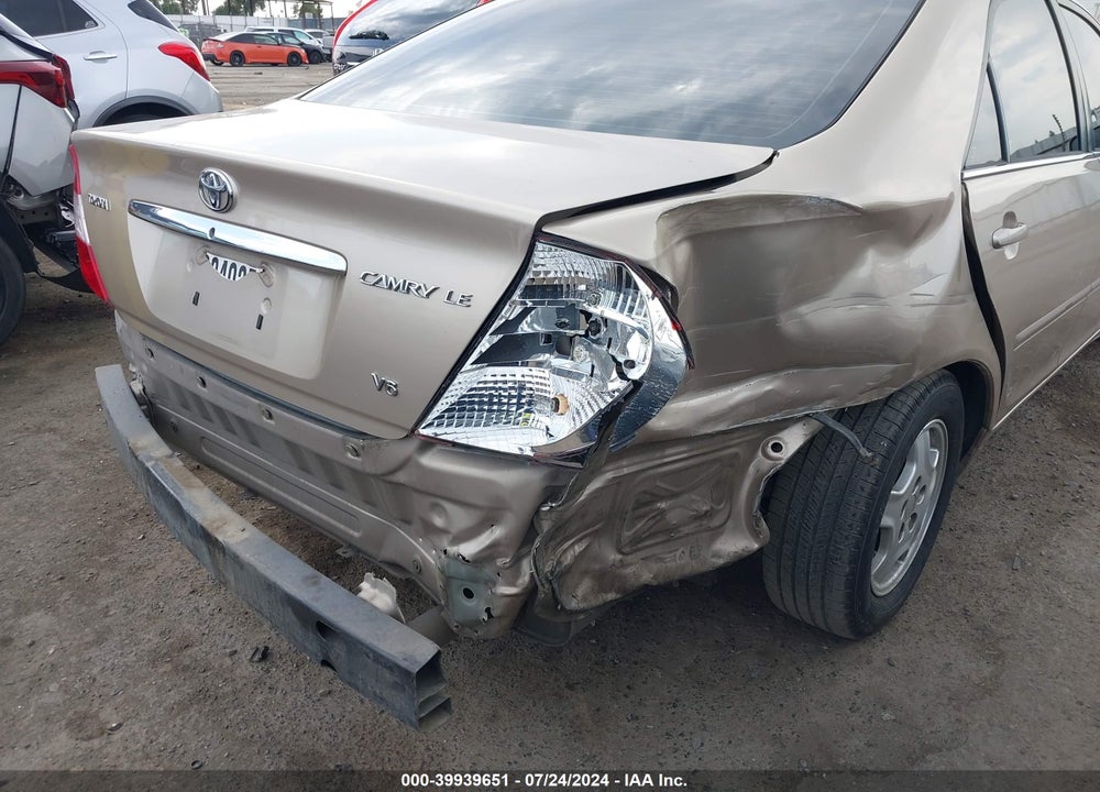 2002 TOYOTA CAMRY LE V6 VIN: 4T1BF30K72U003298