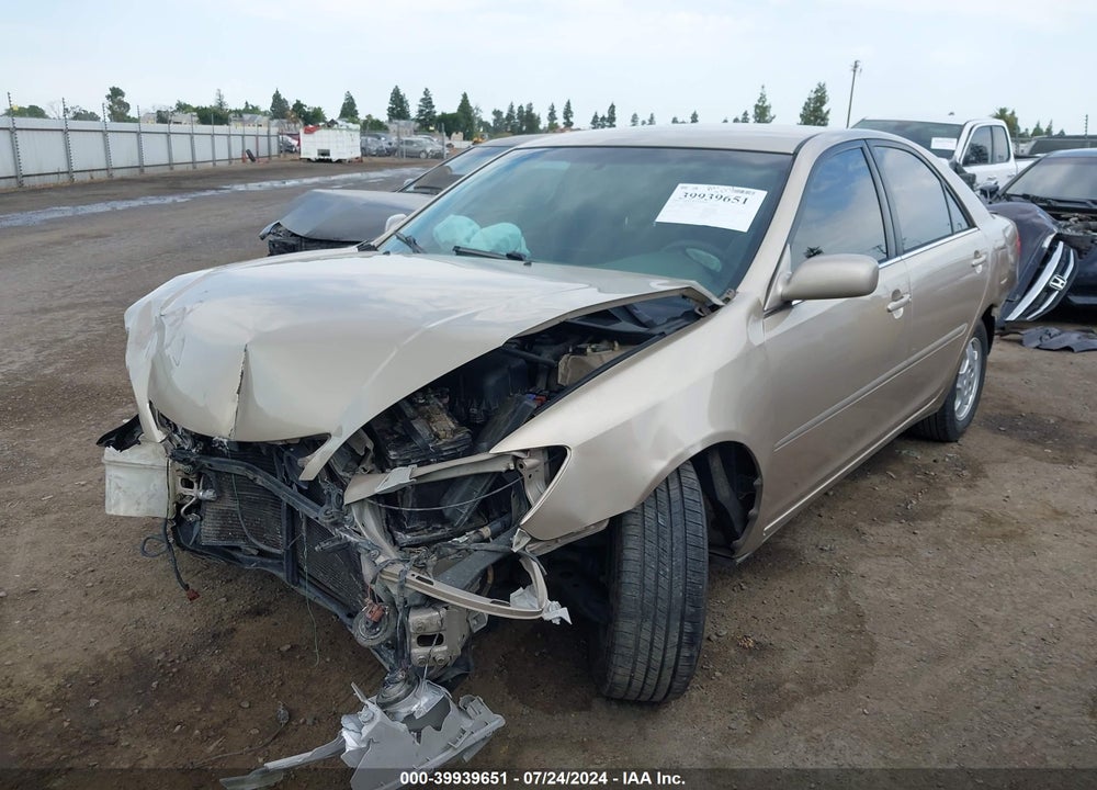 2002 TOYOTA CAMRY LE V6 VIN: 4T1BF30K72U003298