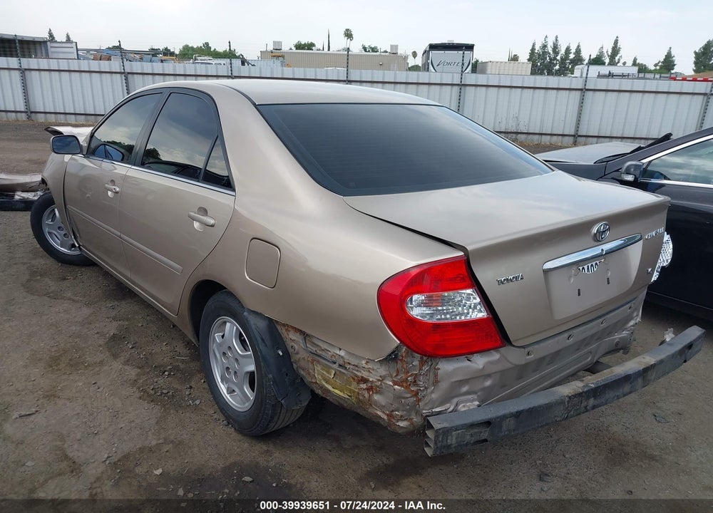2002 TOYOTA CAMRY LE V6 VIN: 4T1BF30K72U003298