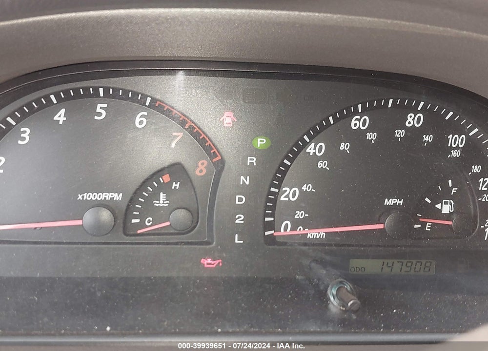 2002 TOYOTA CAMRY LE V6 VIN: 4T1BF30K72U003298