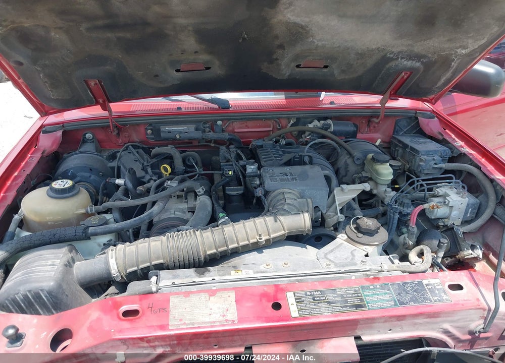 2004 FORD RANGER XL/XLT VIN: 1FTYR10D34PA26641