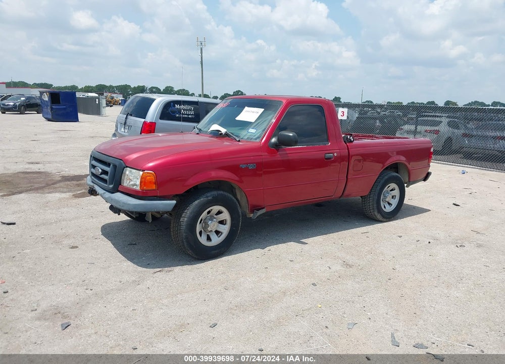 2004 FORD RANGER XL/XLT VIN: 1FTYR10D34PA26641