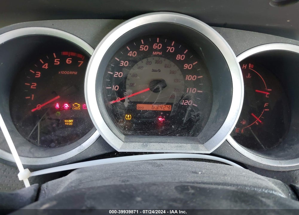 2010 TOYOTA TACOMA PRERUNNER V6 VIN: 3TMJU4GNXAM092766