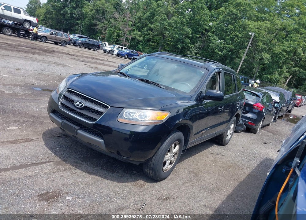 2007 HYUNDAI SANTA FE GLS VIN: 5NMSG13D67H120422