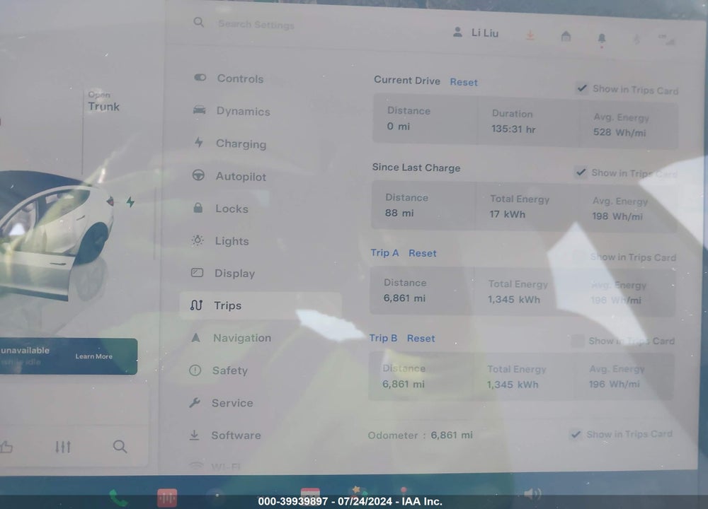 2023 TESLA MODEL 3 REAR-WHEEL DRIVE VIN: 5YJ3E1EA8PF588490