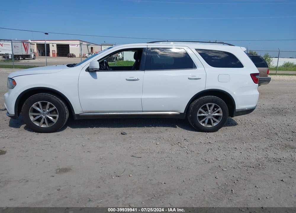 2015 DODGE DURANGO VIN: 1C4RDJDG0FC714937