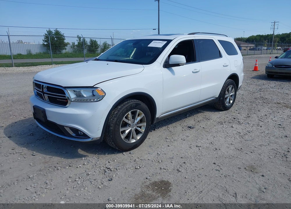 2015 DODGE DURANGO VIN: 1C4RDJDG0FC714937
