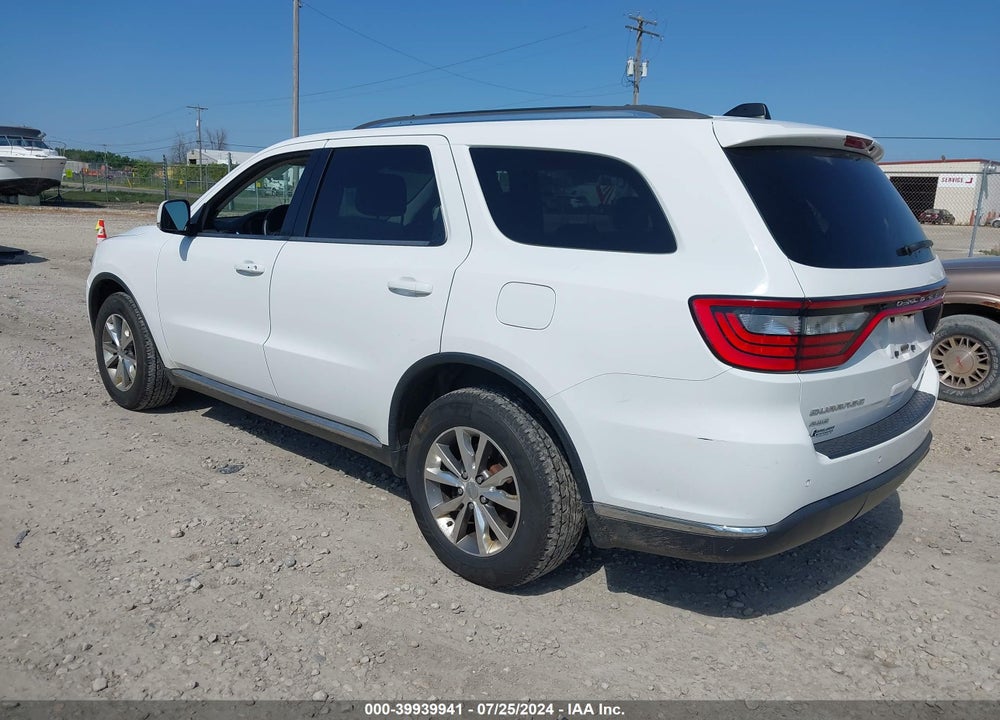 2015 DODGE DURANGO VIN: 1C4RDJDG0FC714937