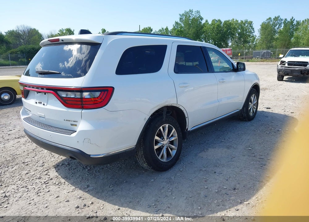 2015 DODGE DURANGO VIN: 1C4RDJDG0FC714937